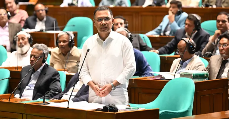 জাতীয় সংসদে প্রধানমন্ত্রী তারেক রহমান